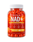 Riva NAD+ Gummies bottle on a transparent background