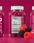Riva Sleep Gummies on a bedside table