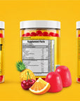 Riva Pre-Workout Gummies in a gym setting