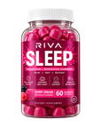 Riva Sleep Gummies bottle on a transparent background